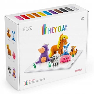 Hej Clay: plastická hmota - Zvieratá (HCLSE002pc
