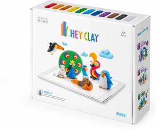Hey Clay Plastová váha Vtáky 3. TM hračky