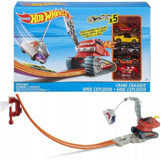 Hot Wheels HW Car Bláznivý Crane 5 Racers