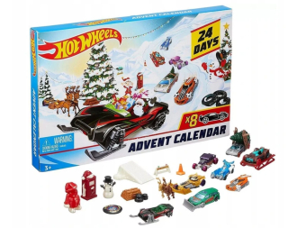 Hot Wheels ADVENTNÝ KALENDÁR 8 áut FYN46