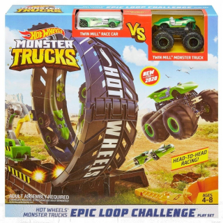 Hot Wheels monštier slučka set GKY00 Spoločnosť Monster Truc