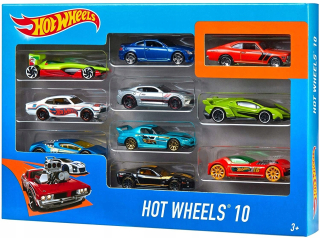 Hot Wheels sada 10 Car Super Resoraki