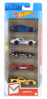 Hot Wheels autá Corvette 5-pack GTN35