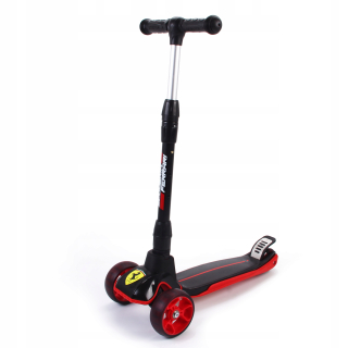 Kolobežka - Trojkolka Ferrari FXK58 Black LED 50KG