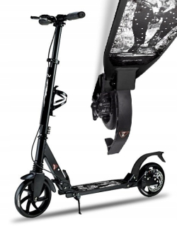 Kolobežka - Scooter s brzdou a foot Abec-7 veľké PU kolesá