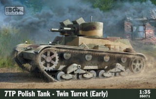 IBG model pre lepenie 7TP poľskom tanku Twin-Turret