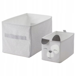 Ikea dromslott box 2 sivé kúsky