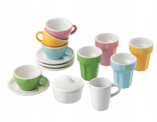 IKEA DUKTIG káva / čaj set, 10 ks