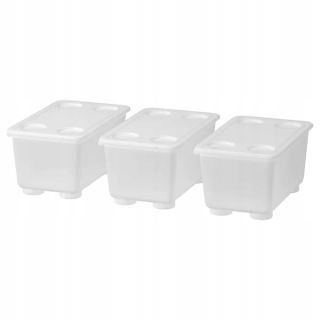 Ikea glis box s priehľadným vekom 17x10cm