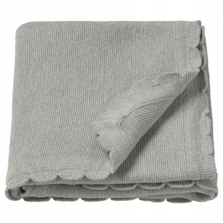 Prikrývka, prehozy na posteľ - Ikea Len Bock Kite Gray 70x90 cm
