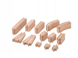 Ikea lillabo drevené fronta track 50 prvkov