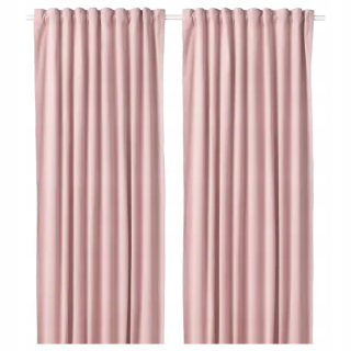 Detské závesy - Ikea Sanla Drime Currence Pink 140x300 cm