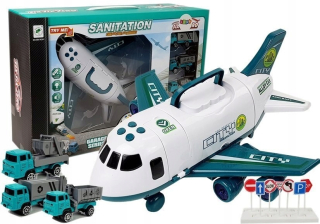 Import LeantiAntoys lietadlo Jednotné mesto s autami