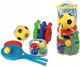 Dovozné Holiday Set Športové hry 5 v 1