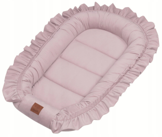 Hniezdo pre bábätko - Infantilo Cocoon Baby Velvet s frillou