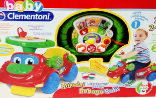 Odrážadlo pre batoľa - Interaktívny jeździk Santa Claus Clementoni 60905