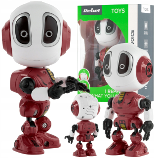 Interaktívne hovoriaci robot svetla nahlas