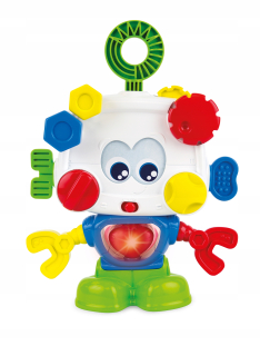 Interaktívna robot robocik hra svieti smily hru