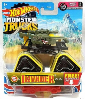 INVADER Tredz Hot Wheels 1:64 Truck Monster Trucks