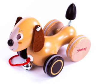 Iwood Dog ťahanie na drevenom reťazci
