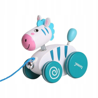 Iwood Zebra ťahať na drevený reťazec