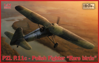 IBG model pre lepenie IBG PZL P.11c poľský Fight