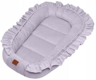 Hniezdo pre bábätko - Baby Cocoon 2 in 1 - Gray -Mushtardow