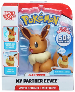 Pokémon - Interaktívne figúrka Pokemon Eevee 50 Reaction