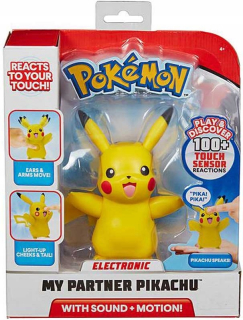 Interaktívne figúrka Pokémon Pikachu +100 Reakcia