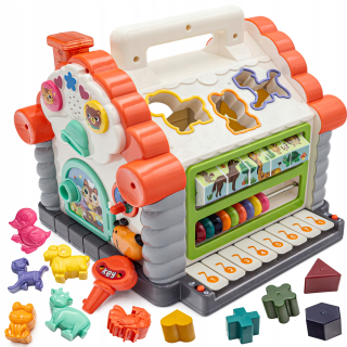 Interaktívne cottage piano triedič Abacus vankúšiky