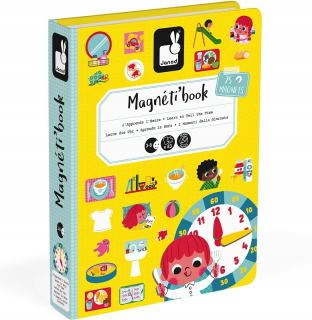 Janod Magnetická skladačka Learning Clock J02724