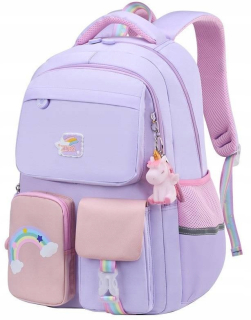 UNICORN School Backpack School Bag 1-3 Key Ring