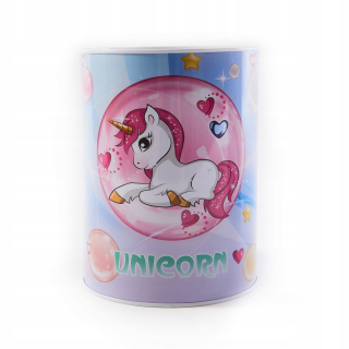 Detská pokladnička - Unicor Metal Piggy Bank môže rôzne farby