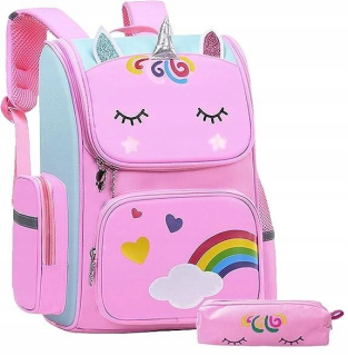 UNICORN School Bag School Backpack Set Cuencil Case