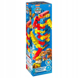 Jenga Dog Patrol Game Drevený Dancing Tower