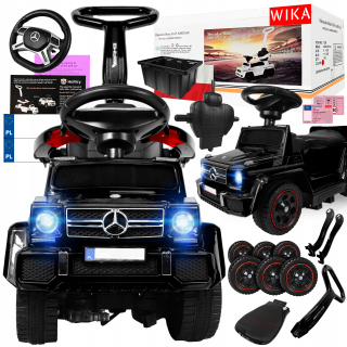 Odrážadlo pre batoľa - Rider Mercedes 6x6 8W1 LED guma XXL