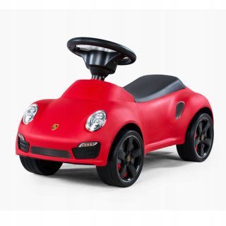 Odrážadlo pre batoľa - Deti Rider Porsche 911 Turbo Red Coil