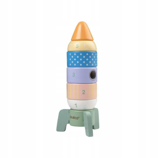 Joueco Drevená Rocket Tower Wildies Family