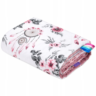 Prikrývka, prehozy na posteľ - Velvet Lanek Velvet Black Black Drave