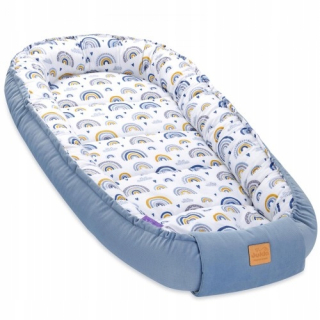 Hniezdo pre bábätko - Jukki Cocoon XXL Baby Swaddle 65x120cm Velvet