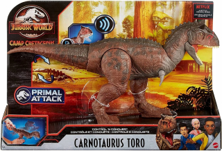 WORLD Jurassic DINOSAUR Carnotaurus Primal Toro