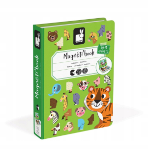 Janod Magnetické Puzzle Zvieratá Magnetibook