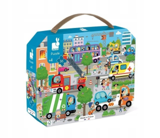 Janod, Puzzle v kufri 36: City