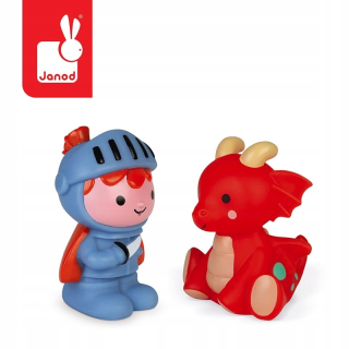 Janod - Knight kúpeľ figurers set a žiariace
