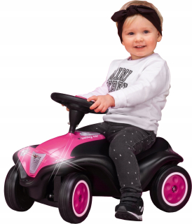 Rider Pachacz Big Bobby Car Vedľa ružový + horn