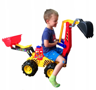Ride On buldozér, rýpadlo, tlačí POĽSKO MEGA BIG !!