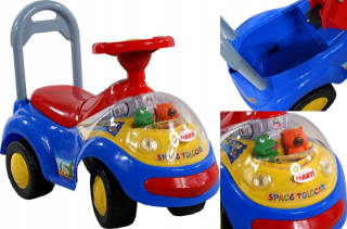 Odrážadlo pre batoľa - RideZik Walker Pchatier Garbus 408 Melódies