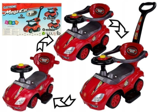 RIDER PACHACZ WHEEL SPUSTAČNÉ AUTOMOBILY 3IN1 5 FARBY
