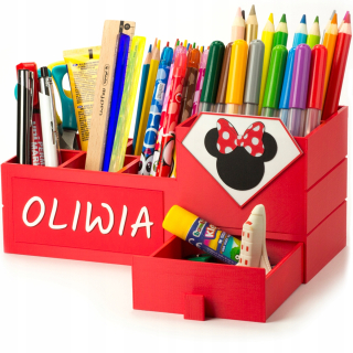 KAJAWIS organizér XL pastelky NAME box na náradie VZORKY