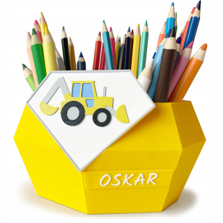 KAJAWIS organizér na ceruzky NAME box na náradie RÝPADLO